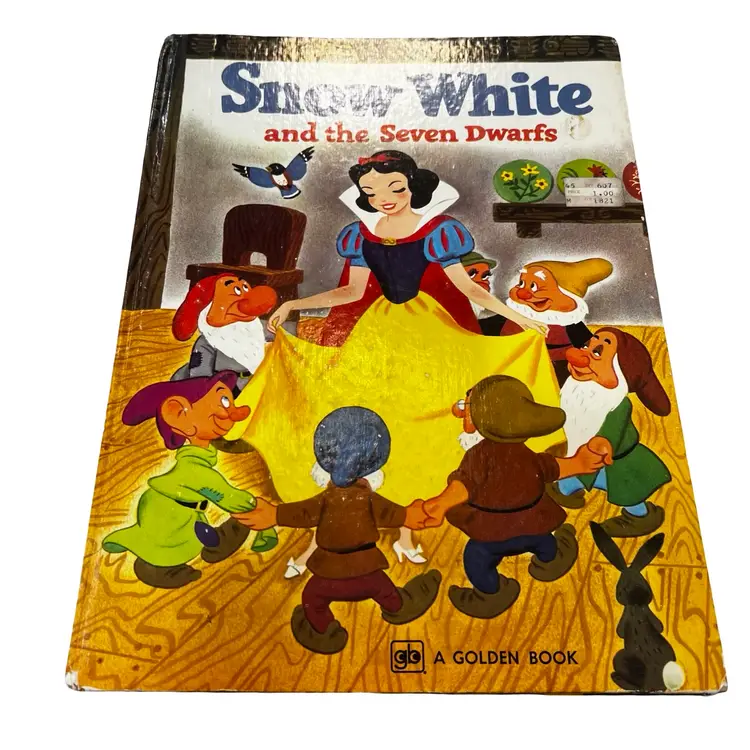 17 Vintage, Walt Disney Snow White Large Golden Book 1973