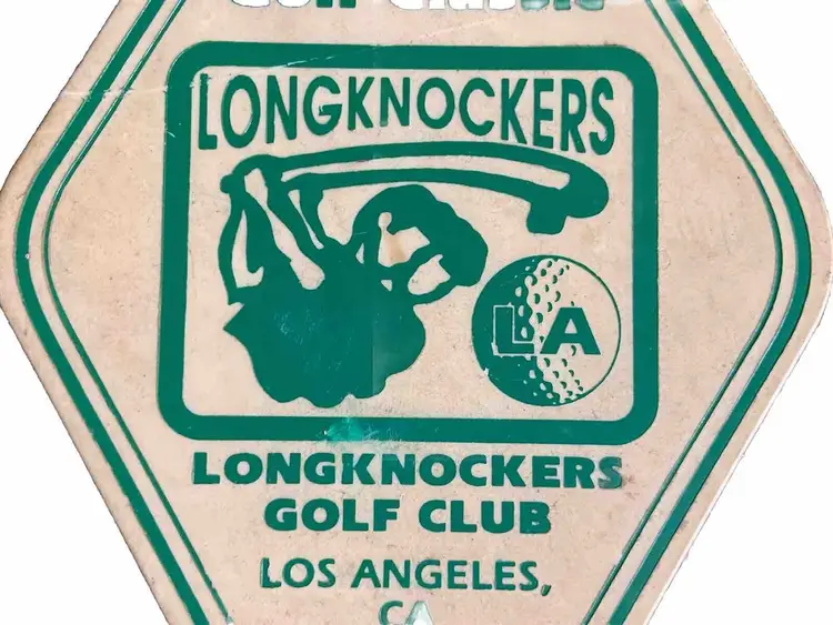 Longknockers Golf Club Bag Tag Jim Page Los Angeles Golf Classic