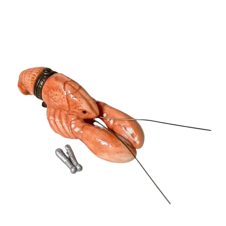 PHB Midwest Of Cannon Falls Lobster Trinket Box + Shell Cracker Trinket