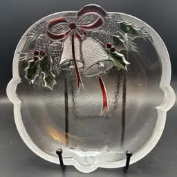 Mikasa 'Celebrations' Holiday Glass Sweets Dish With Christmas Bells