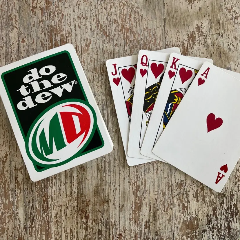 Vintage Mountain Dew "Do The Do" Playing Cards Hoyle Set Complete No Box
