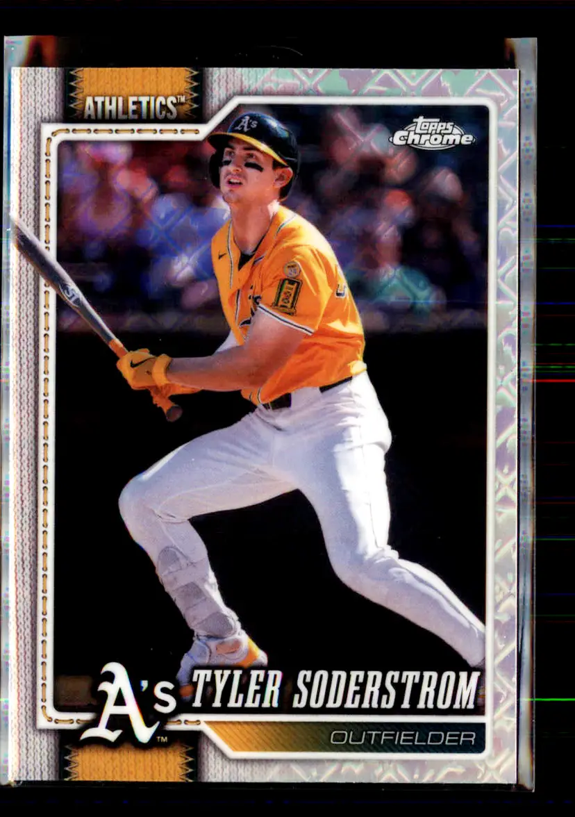 Tyler Soderstrom 2026 Topps Chrome Logofractor #211 - Athletics - (148-302)