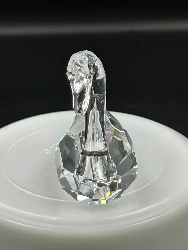 Vintage Swarovski Crystal Swan Figurine