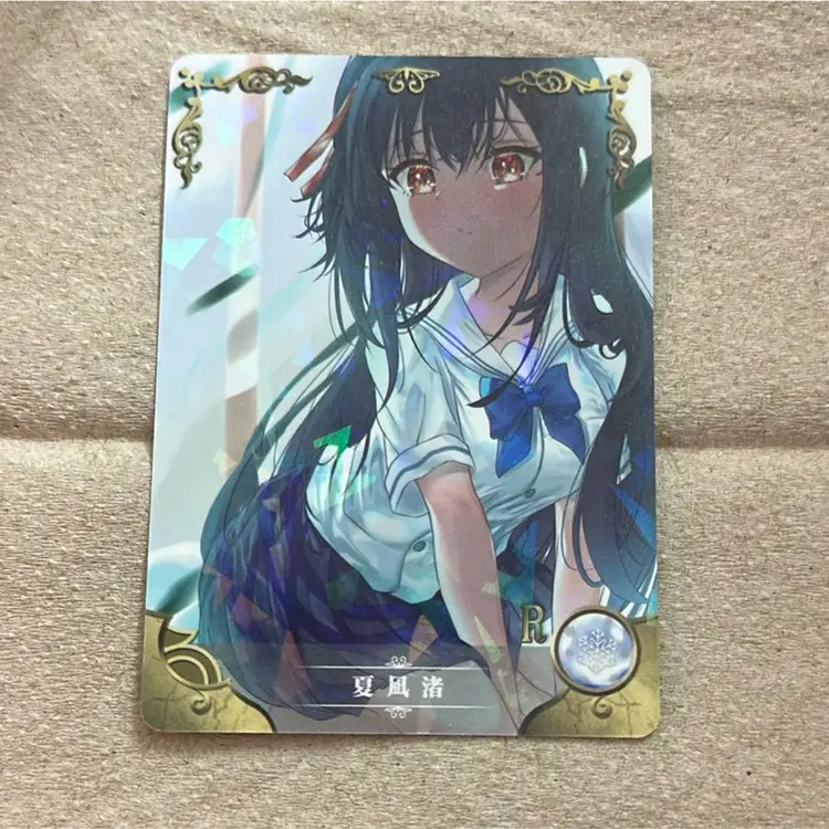 Nagisa Natsunagi The Dead Detective NS-08 R-06 Goddess Story Anime TCG Holo Card