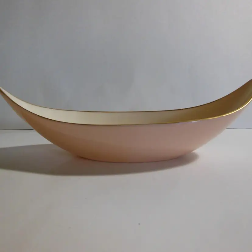 Vintage & SCARCE, LENOX USA, PINK, 1960 Crescent Collection, Nut Dish,