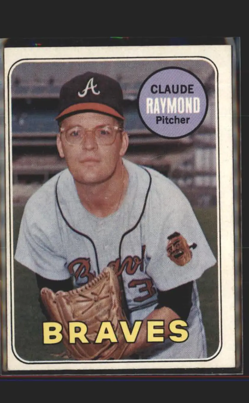1969 Topps #446 Claude Raymond - (137) - Atlanta Braves
