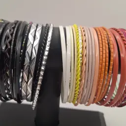Lot Of 52 Used Colorful Unbranded Bangle Bracelets