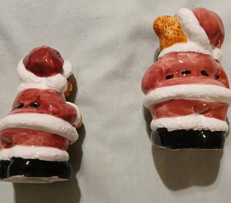 Christmas Teddy Bear Salt And Pepper Shakers