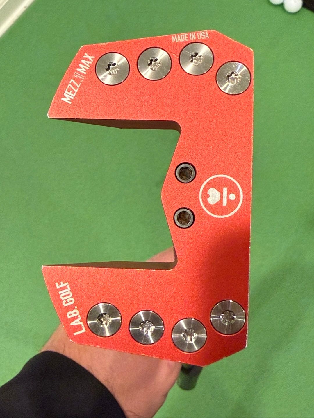 L.A.B. Golf MEZZ.1 MAX Putter – Red – Upgraded Accra Shaft