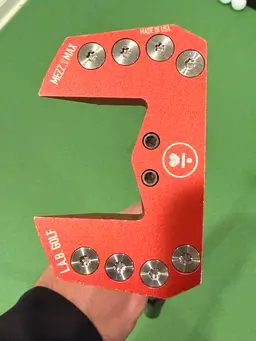 L.A.B. Golf MEZZ.1 MAX Putter – Red – Upgraded Accra Shaft