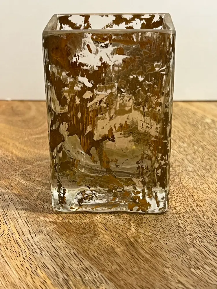 Tamara Childs Metal Leaf Vase