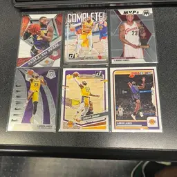 6 Lebron James Card Lot