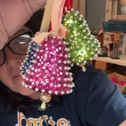 Vtg Bell Pin Ornaments