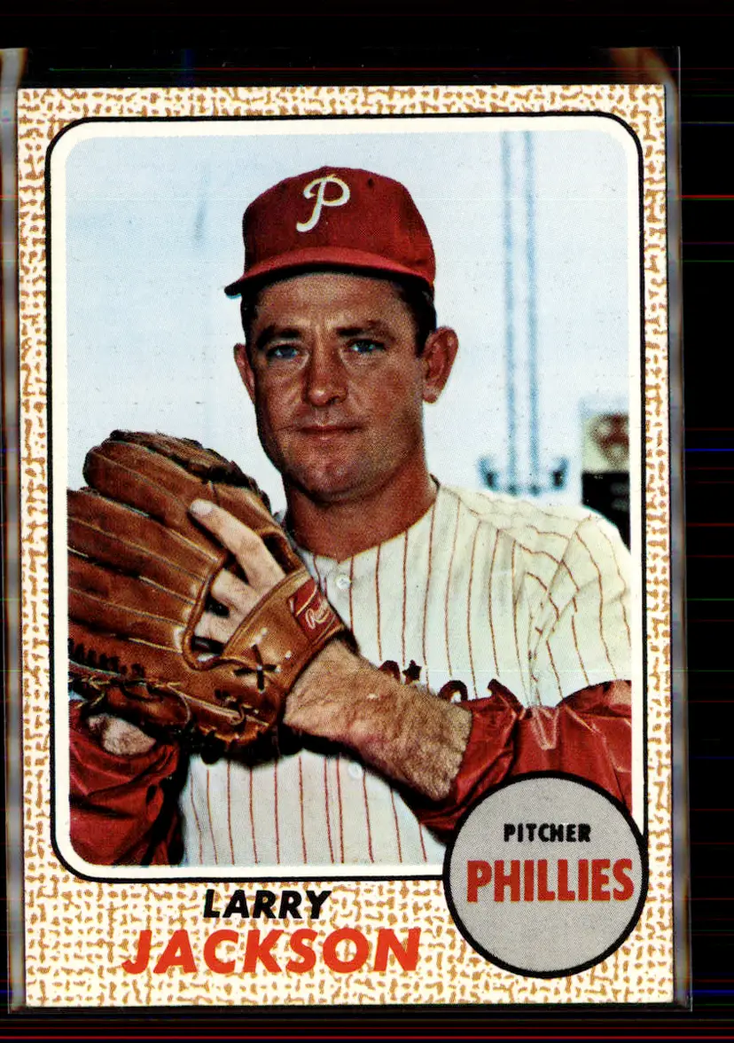 Larry Jackson 1968 Topps #81 - Philadelphia Phillies - (146-144)