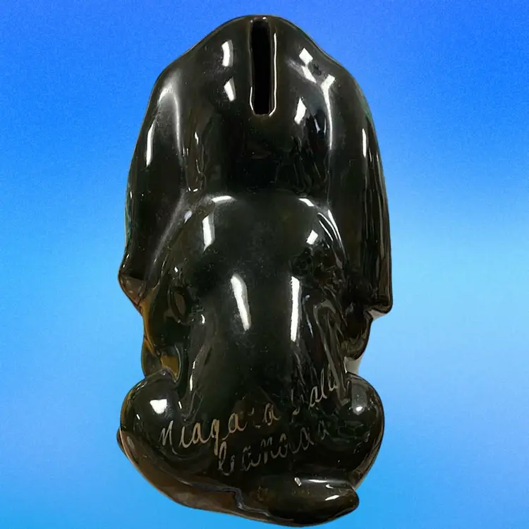 Vintage Canuck(Canada) Pottery Bassett Hound Bank