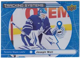 2025-26 Upper Deck Tracking Systems #TS20 Joseph Woll Toronto Maple Leafs Hockey Card