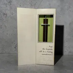 VTG Cawley Gifts Silver Cross Walnut Wood Cross Confirmation Wedding Religious