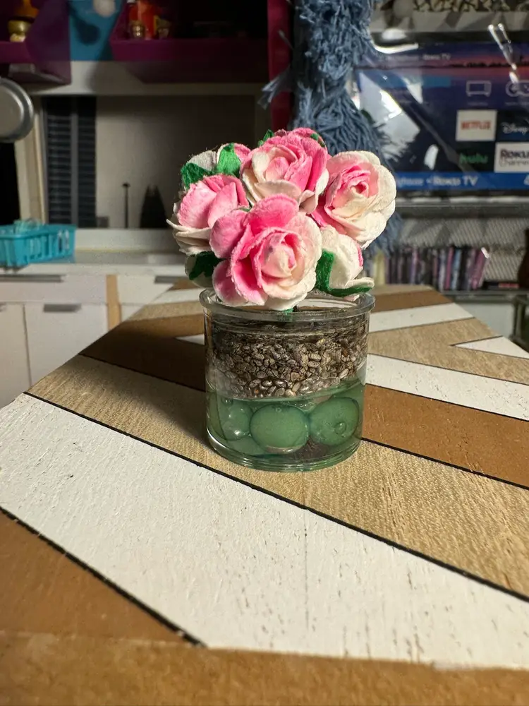 Two Toned Pink and WHite Roses 