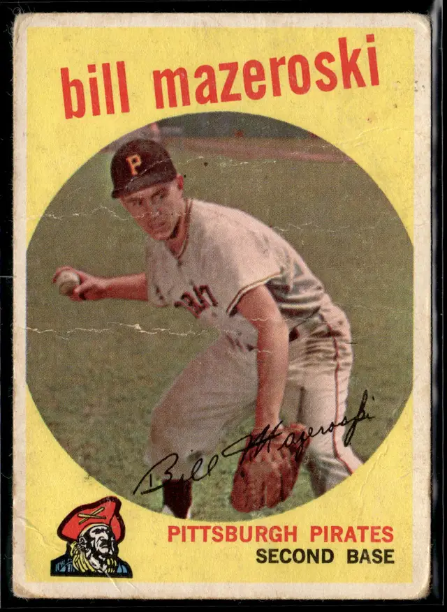 #174 Bill Mazeroski 1959 Topps #415 *LIVE AUCTION*