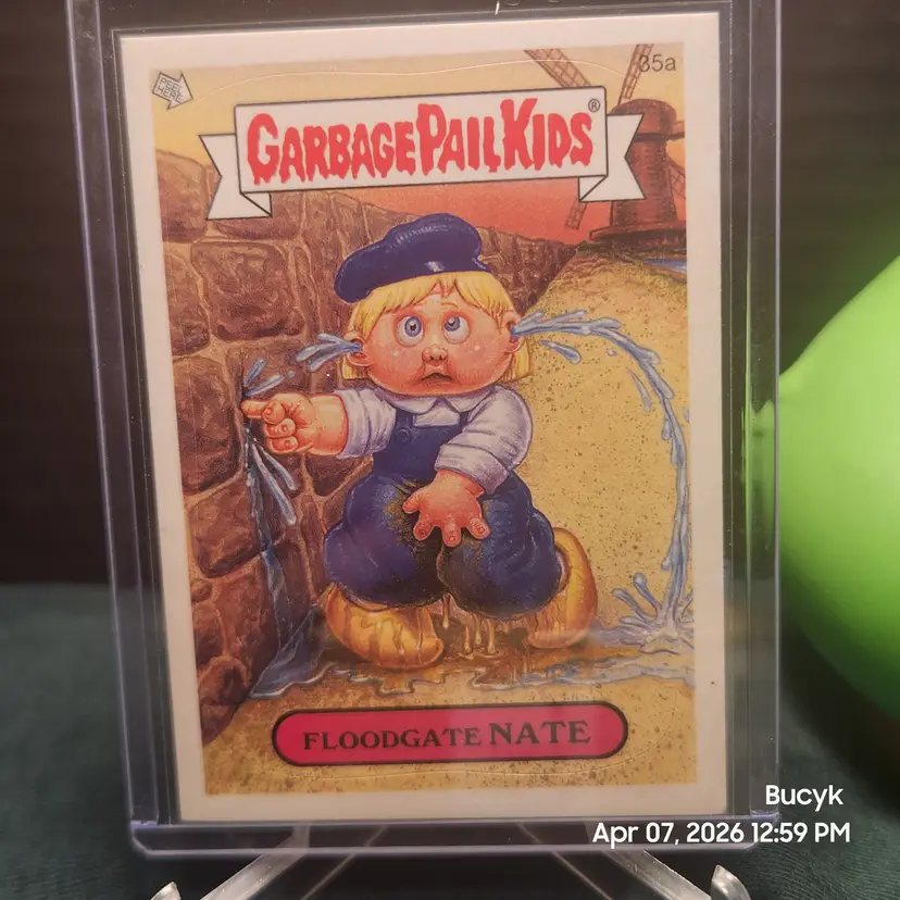 2005 Garbage Pail Kids - Floodgate NATE #35a