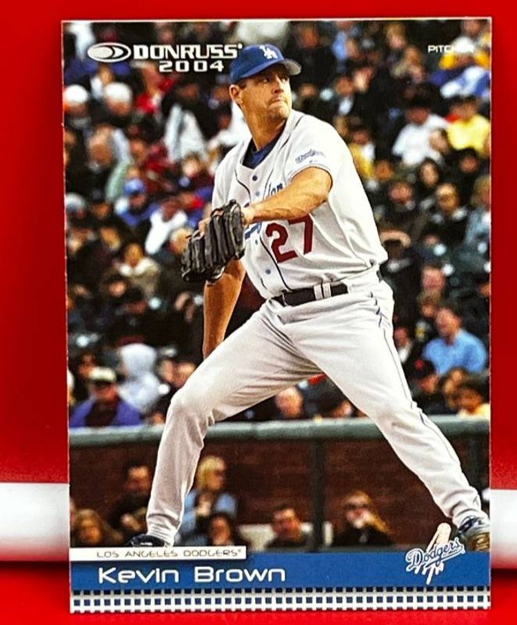 2004 Donruss Collector Baseball Trading Card Dodgers Kevin Brown #292