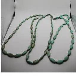 Three Turquoise Gemstone Necklaces