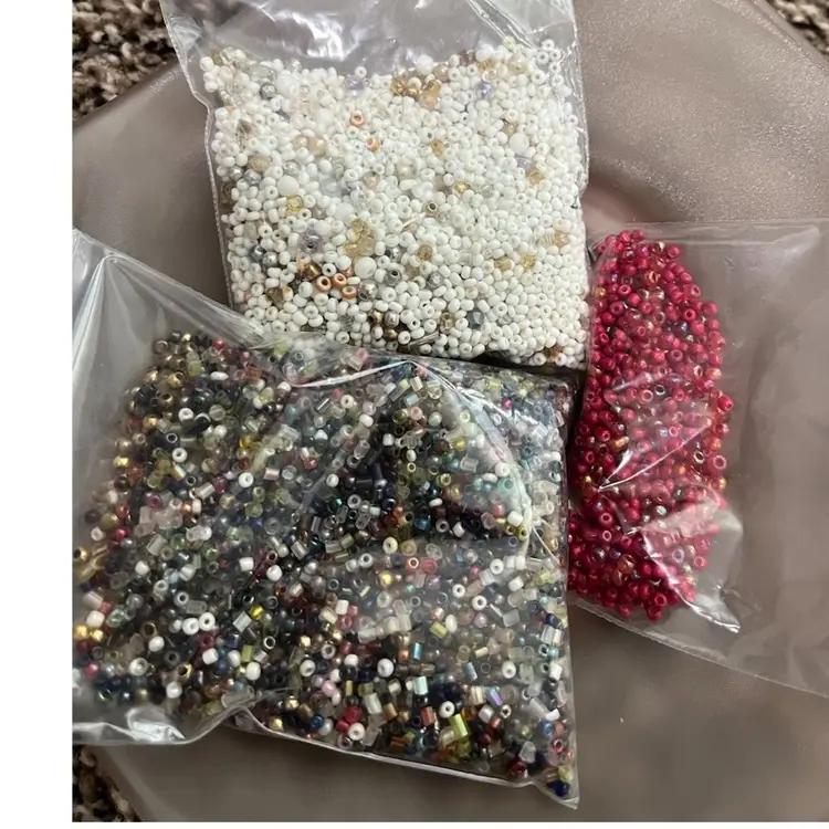 Seed Beads From Vintage Necklaces
