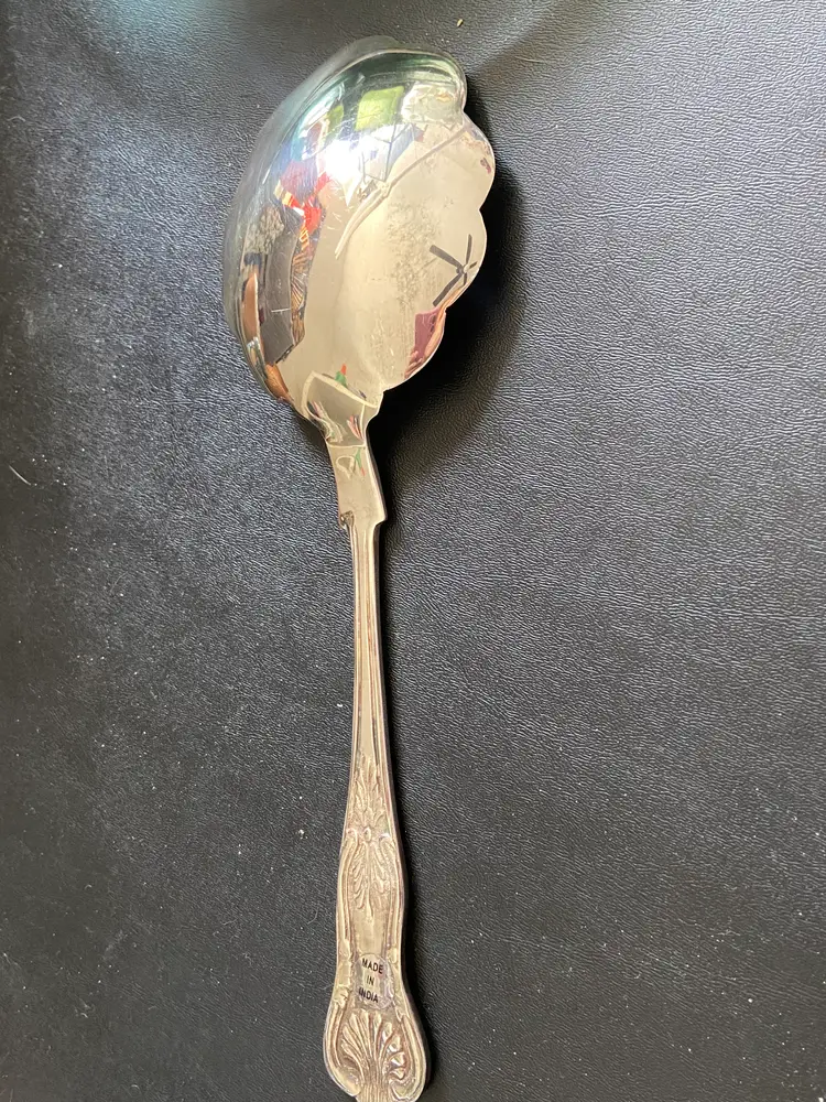 Vintage Silver Plated Dessert Spoon (A)