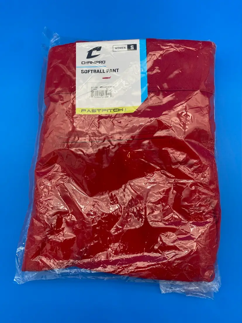 Champro Women's Size Small Scarlet Red Fastpitch Softball Pants - New w/ Tags