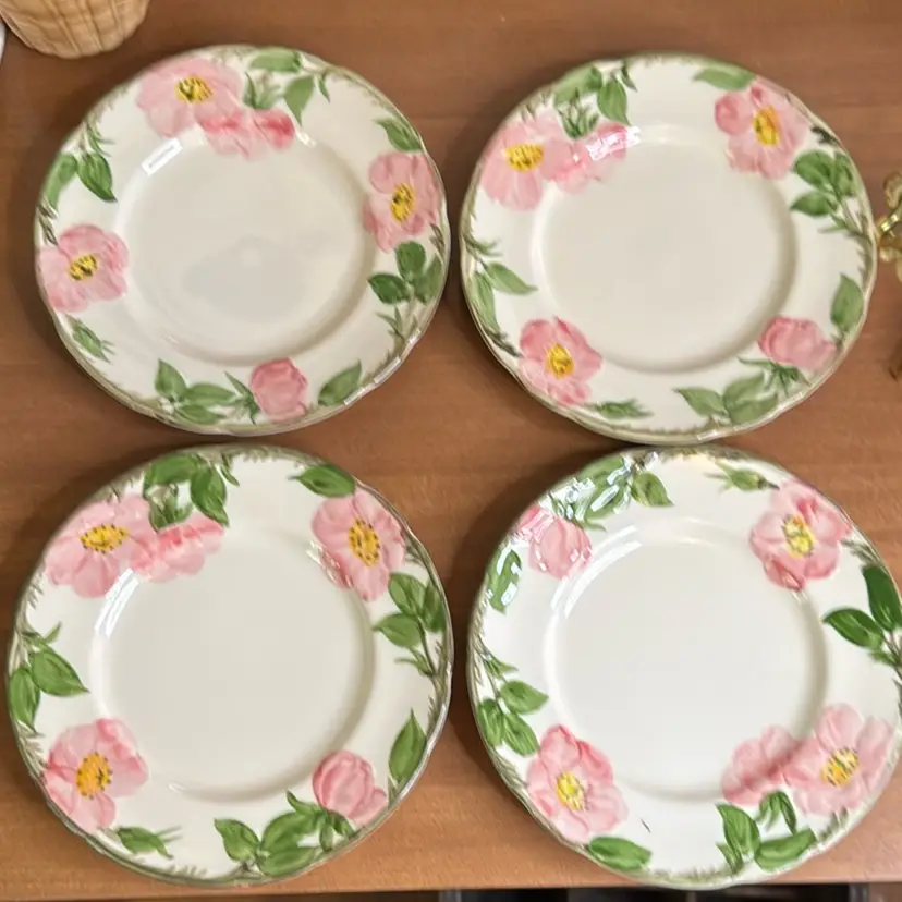 Franciscan Desert Rose Plates