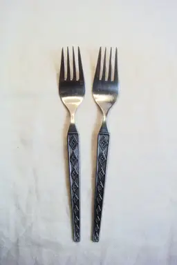 INTERPUR Stainless 2 Dessert Small Fork Japan Vintage