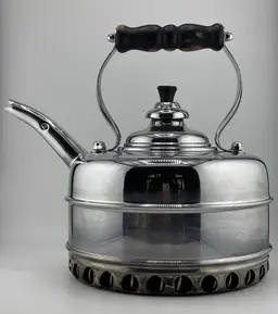 Simplex English Copper Kettle Rapid Boil Coil For Gas Flames Buckingham Model