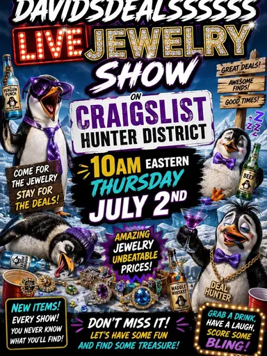 First Live Jewelry Show On Craigslist Hunter District