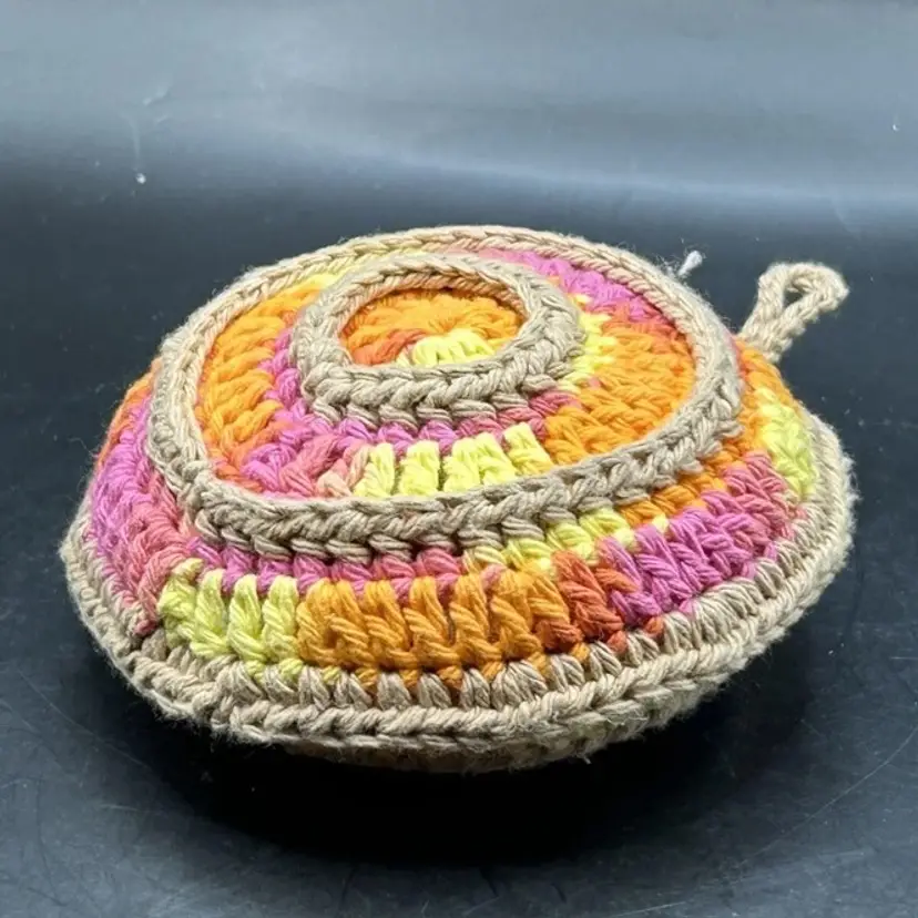 Vintage crochet pincushion