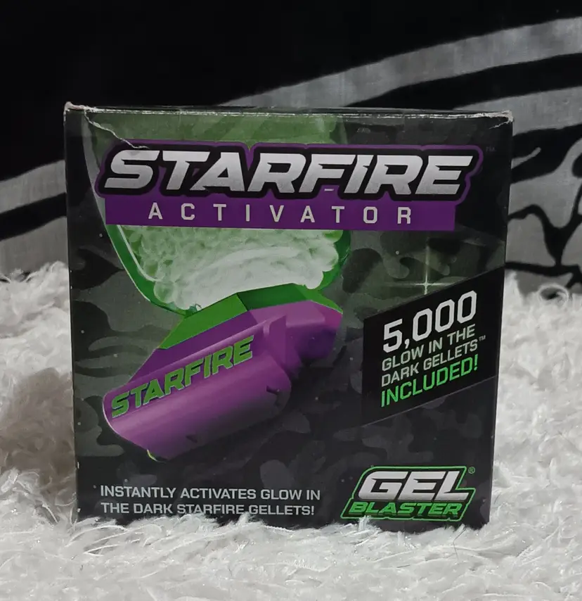 NIB Gel Blaster Starfire Glow-in-the-Dark  Gellet Activator & 5,000 Gellets