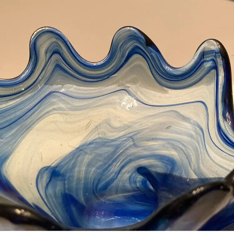 Vintage Sooner Blown Art Glass