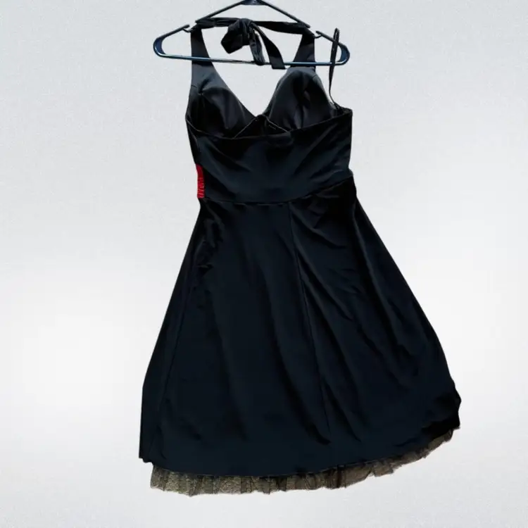 IZ Byer California dress - Size Medium- lightly padded top w/ cute hem detail