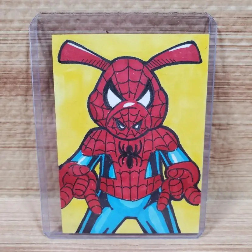 Marvel Comics Peter Porker Spider-Ham Sketch Card Magnet