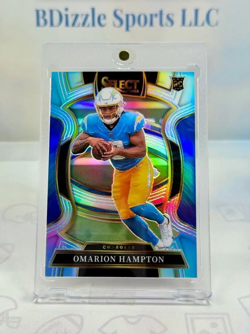 2025 Panini Select Omarion Hampton Silver Prizm #2 RC