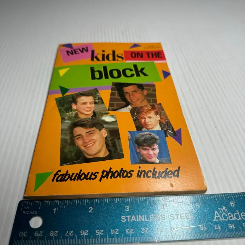 New Kids On The Block An Unauthorized Biography Book Vintage Boy Band 1980s