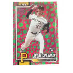 Bubba Chandler Topps Series 1 Holiday Polka Dot RC
