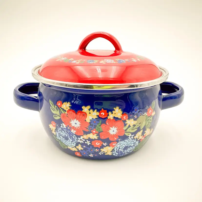 Pioneer Woman 1 Quart Sauce Pot Blue