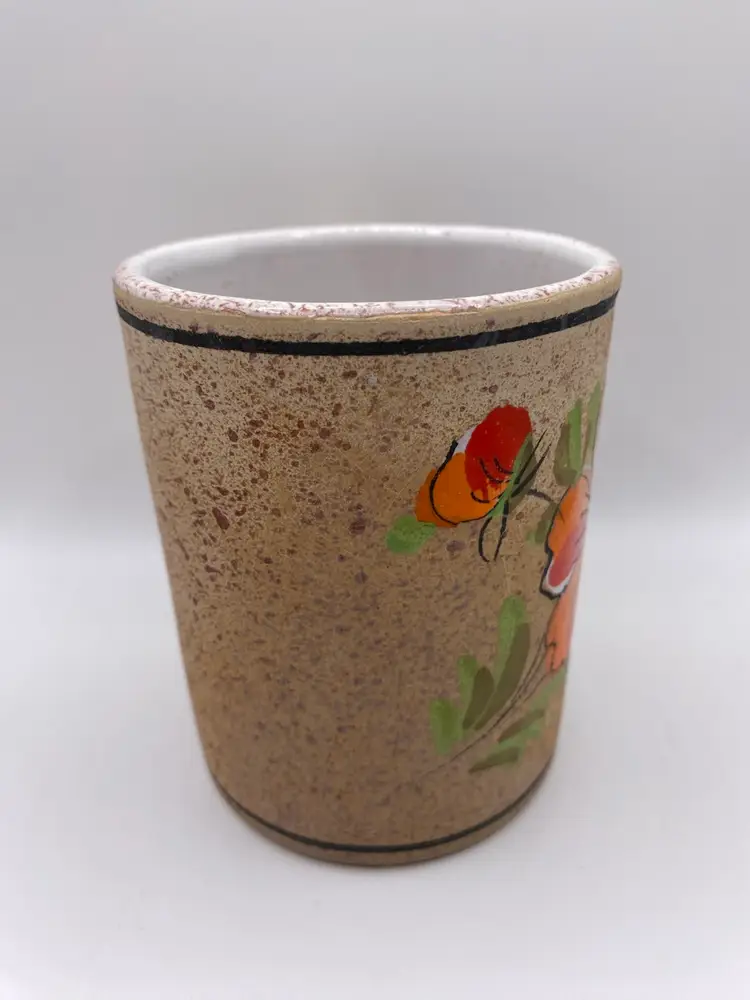 Holt Howard Hand Painted Stoneware Pottery Mug Italy