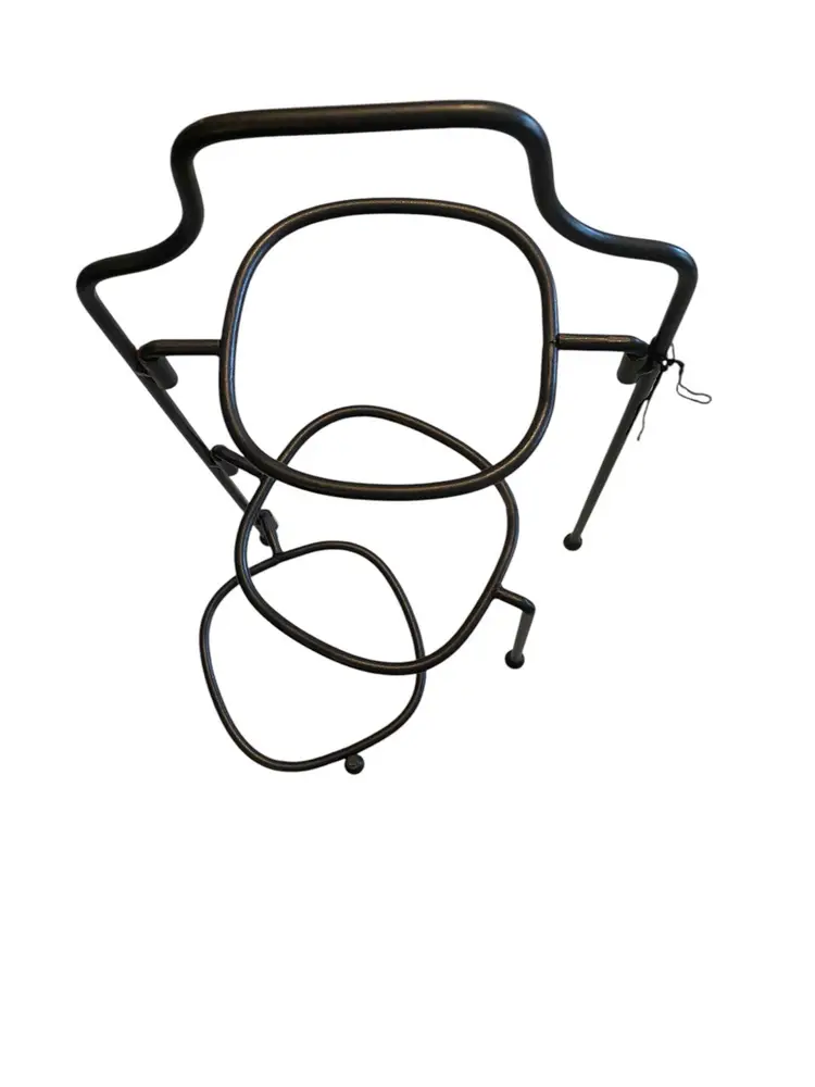 3 Tier Swivel Server Black Metal