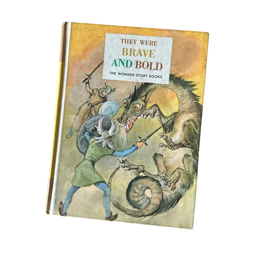 Vintage They Were Brave And Bold The Wonder Story Books