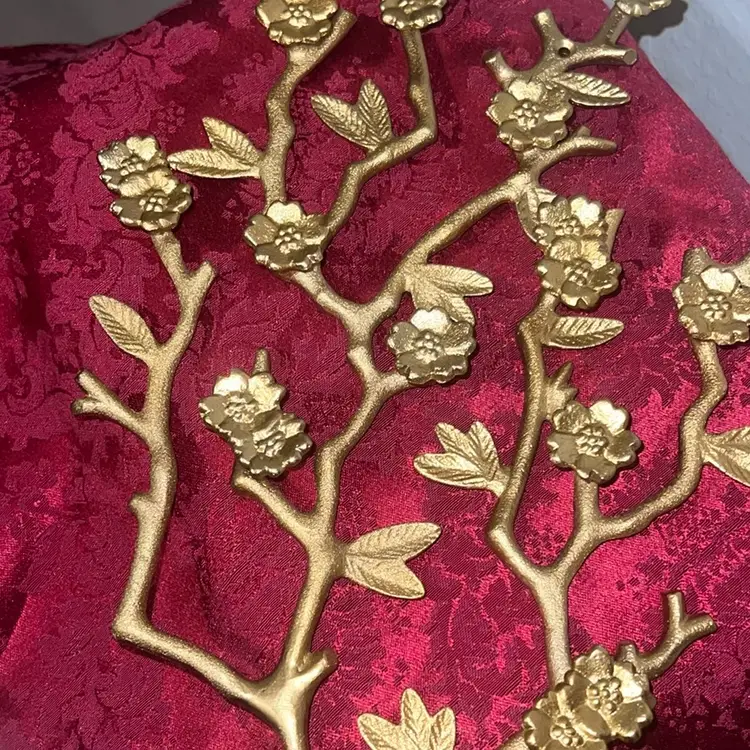 Gold Tree Branch Wall Hanger
