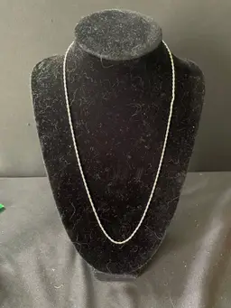 #172 9" Silver Tone Chain