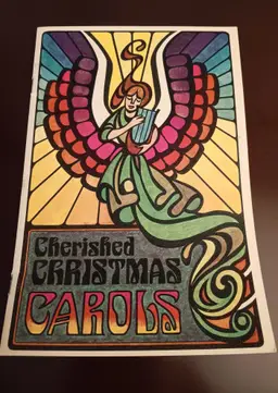 1971 Cherished Christmas Carols Songbook Mellon Bank