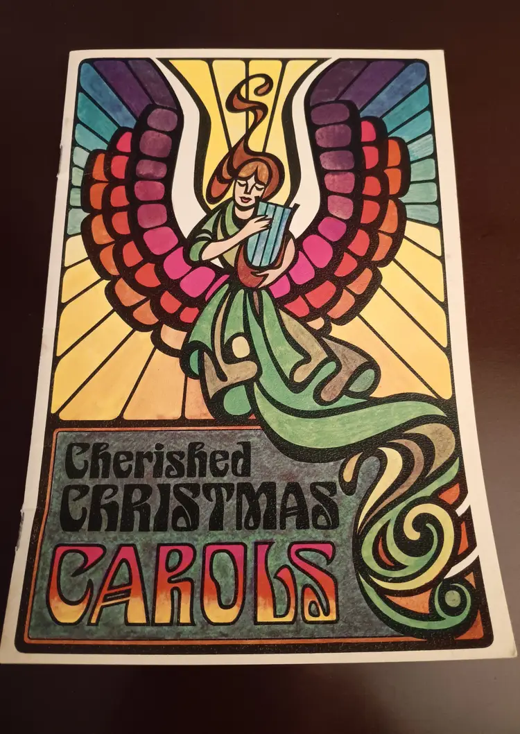 1971 Cherished Christmas Carols Songbook Mellon Bank