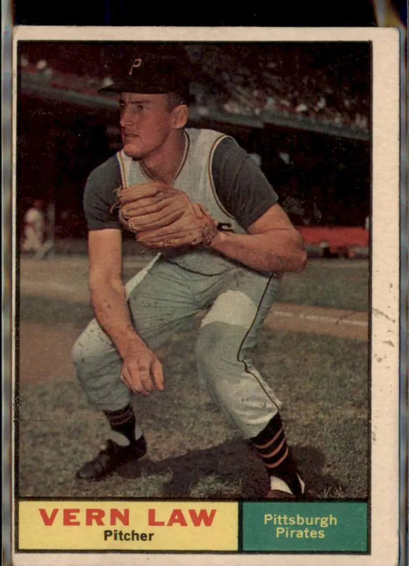 1961 Topps #400 Vern Law - ( ) - Pittsburgh Pirates